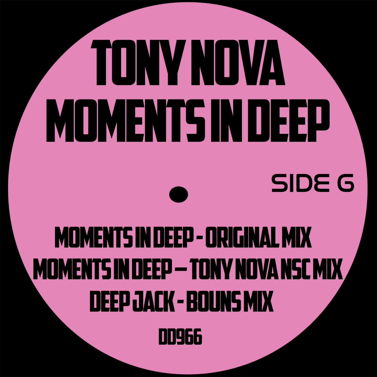 The One and only Tony Nova Bounces back with DD-966 – House house Music & Techno mixes